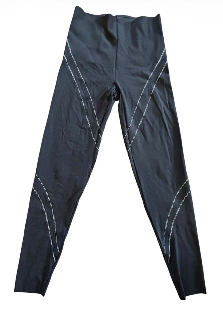 Oysho Leggings Size M Black Stitch Detail Activewear